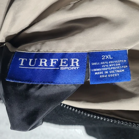 Turfer Sportswear Men’s Reversible Golf Vest XXL - Picture 2 of 9